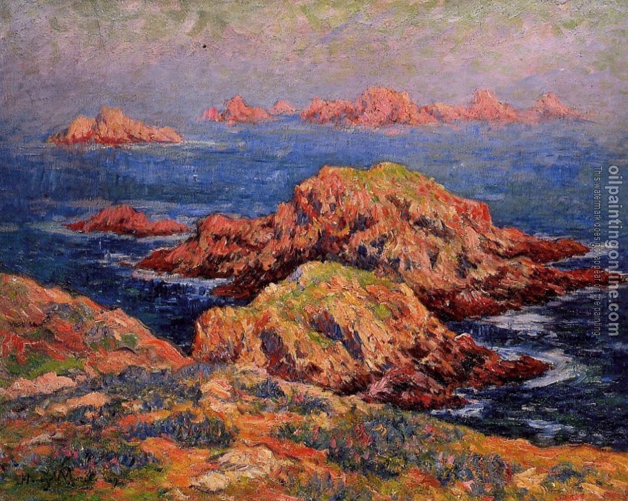 Moret, Henri - The Red Rocks at Ouessant